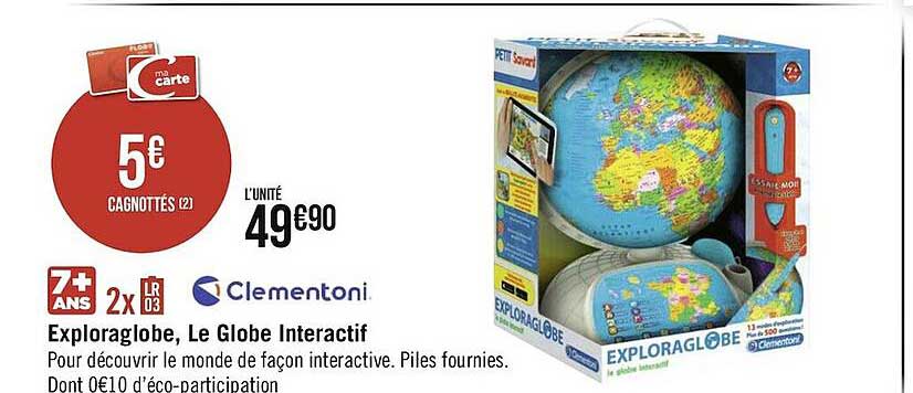 Exploraglobe, Le Globe Interactif Clementoni