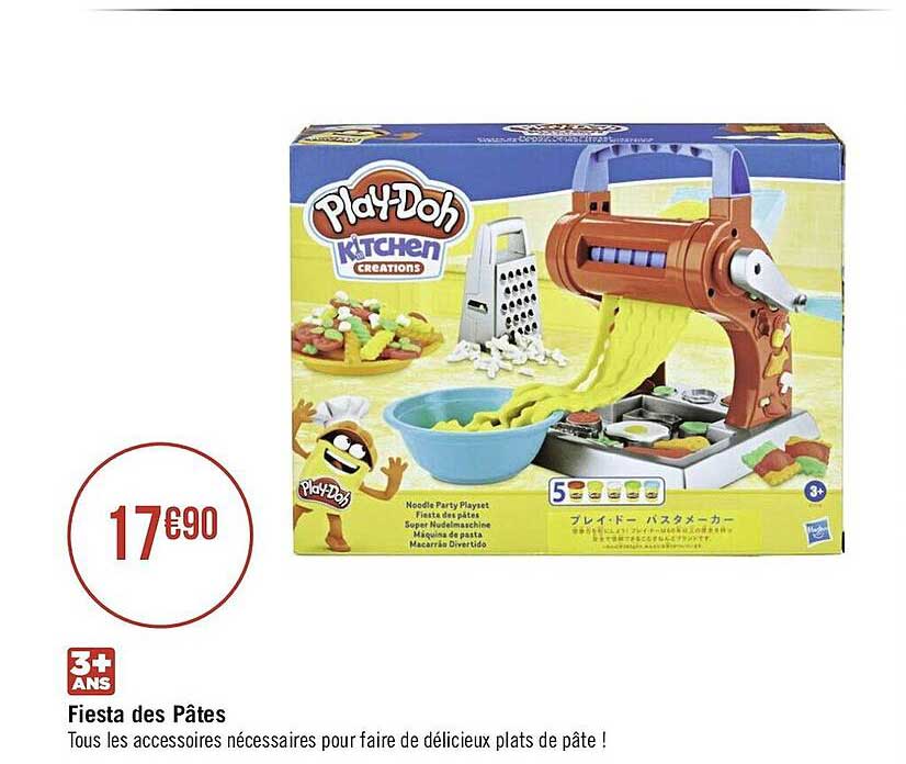 fiesta des pâtes play-doh