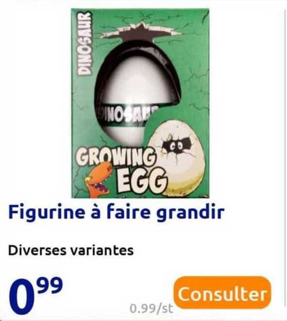 figurine à faire grandir