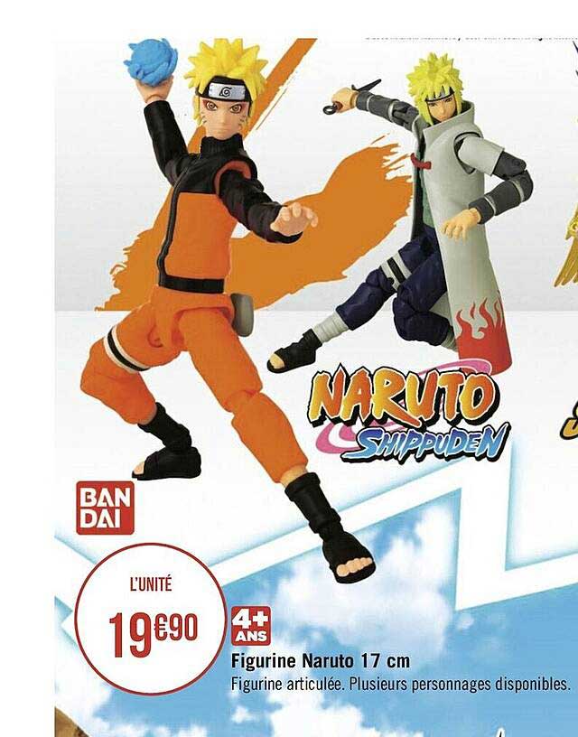 figurine naruto 17 cm bandai