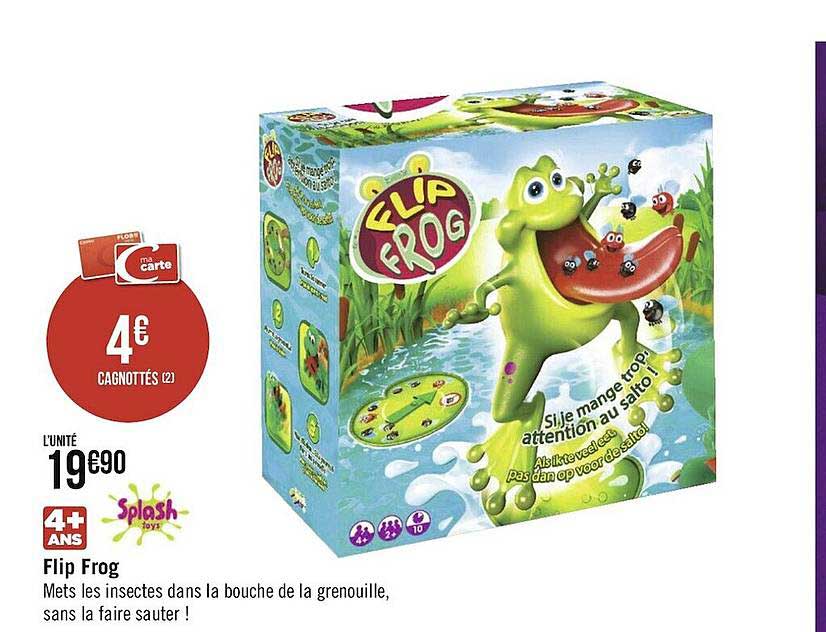flip frog splash toys