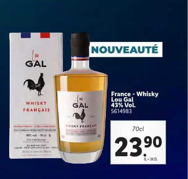 france - whisky lou gal 43% vol.
