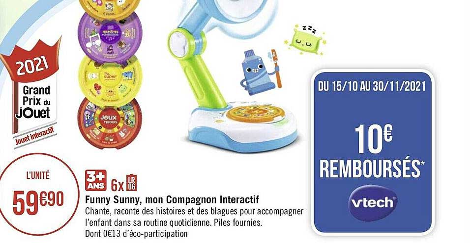 funny sunny, mon compagnon interactif