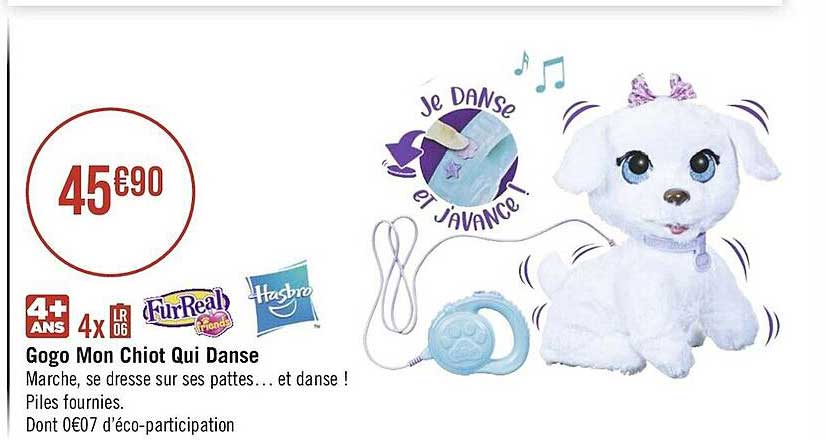 gogo mon chiot qui danse hasbro