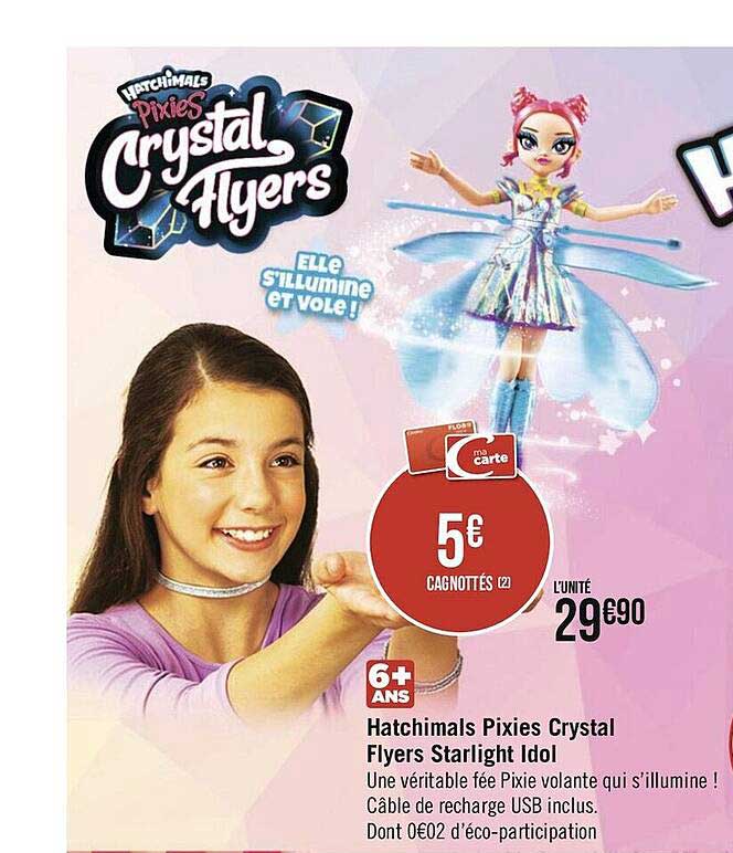 Hatchimals Pixies Crystal Flyers Starlight Idol