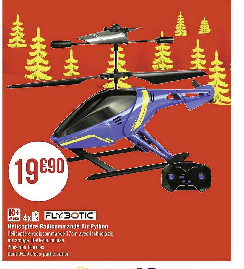 Hélicoptère Radiocommandé Air Python Flybotic