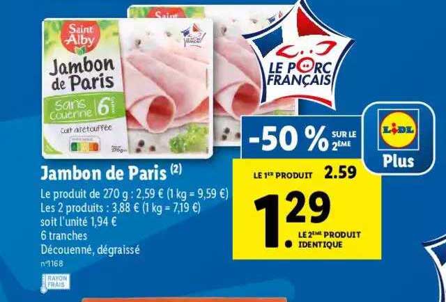 jambon de paris saint alby