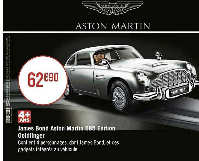 james bond aston martin db5 édition goldfinger