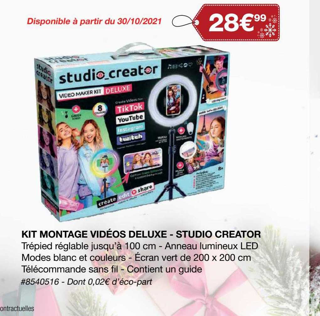 kit montage vidéos deluxe - studio creator
