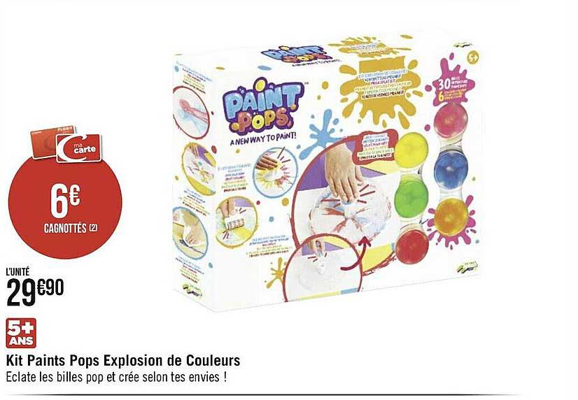 Kit Paints Pops Explosion De Couleurs