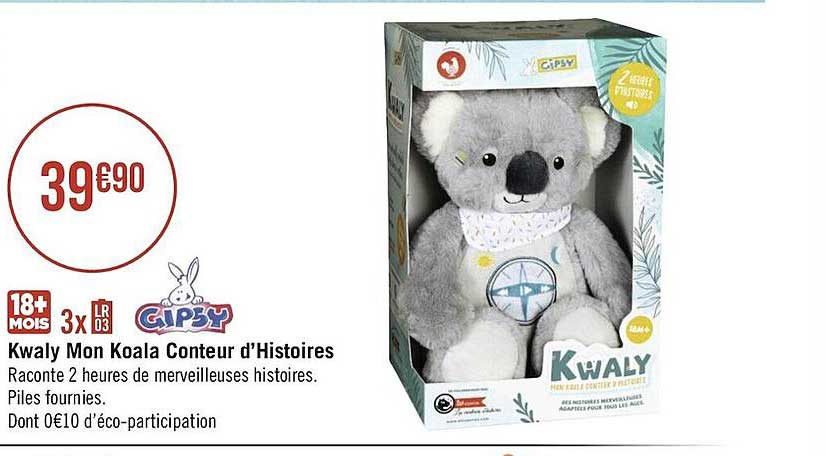 kwaly mon koala conteur d'histoires gipsy