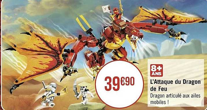 L'attaque Du Dragon De Feu