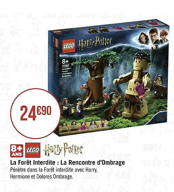 la foret interdite : la rencontre d'ombrage lego harry potter