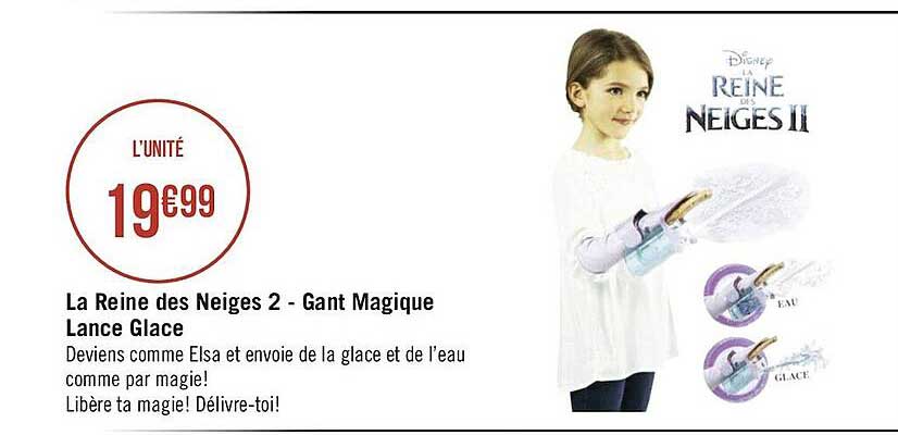 la reine des neiges 2 - gant magique lance glace