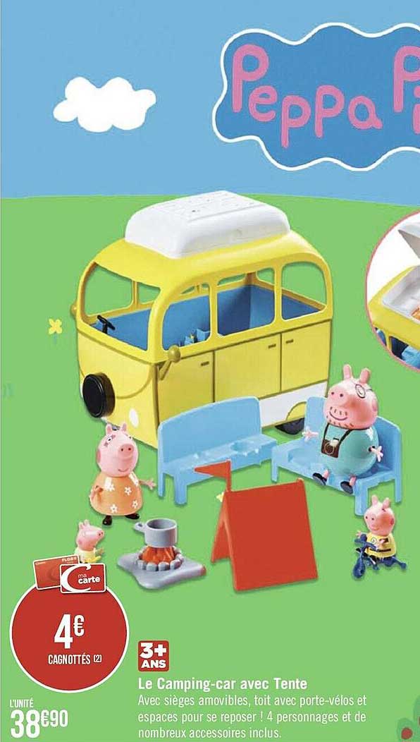 le camping-car avec tente