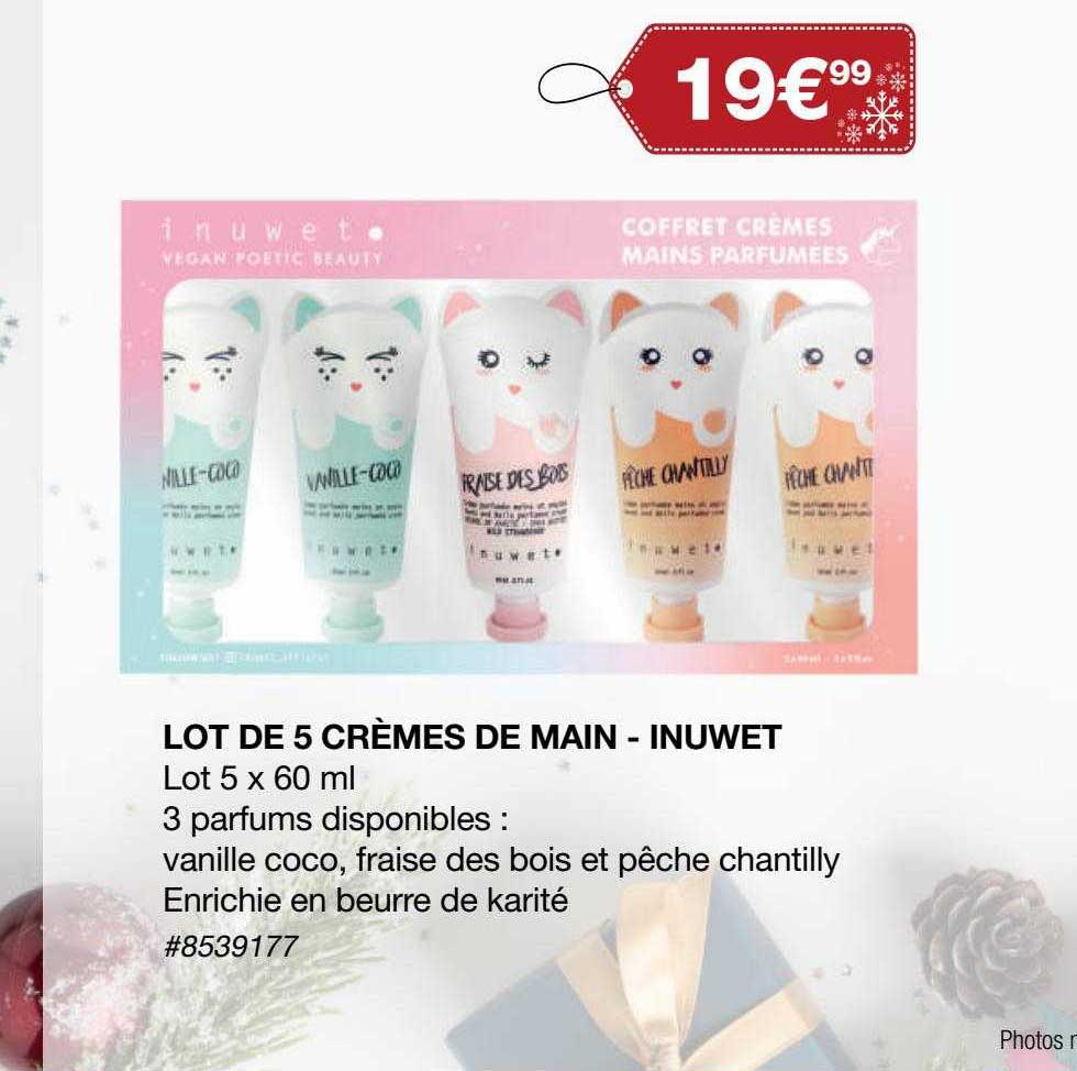 Lot De 5 Crèmes De Main - Inuwet