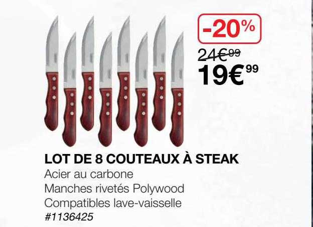 Lot De 8 Couteaux à Steak