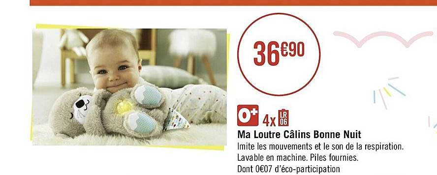 ma loutre câlins bonne nuit