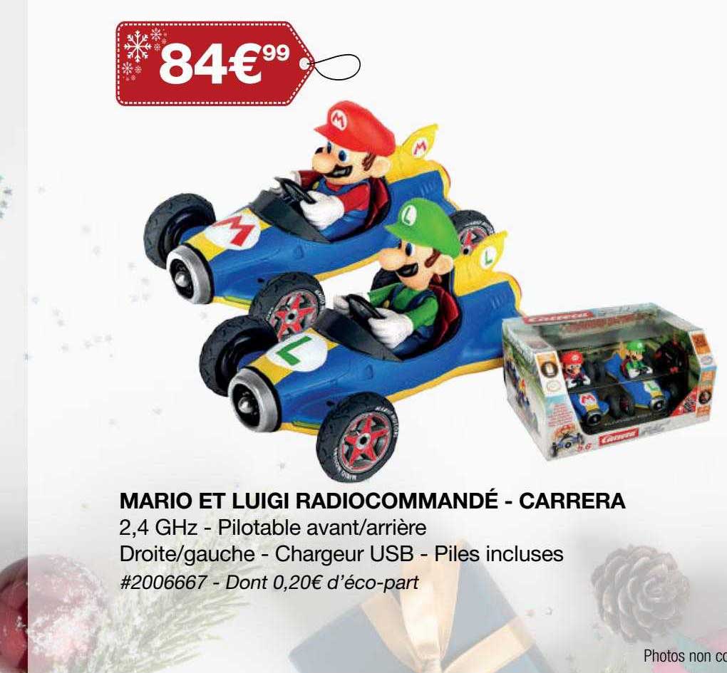 mario et luigi radiocommandé - carrera