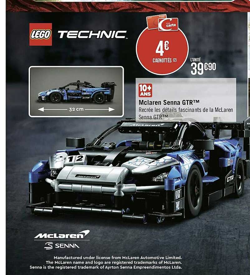 mclaren senna gtr lego technic