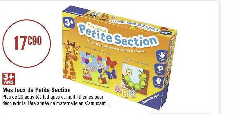 mes jeux de petite section