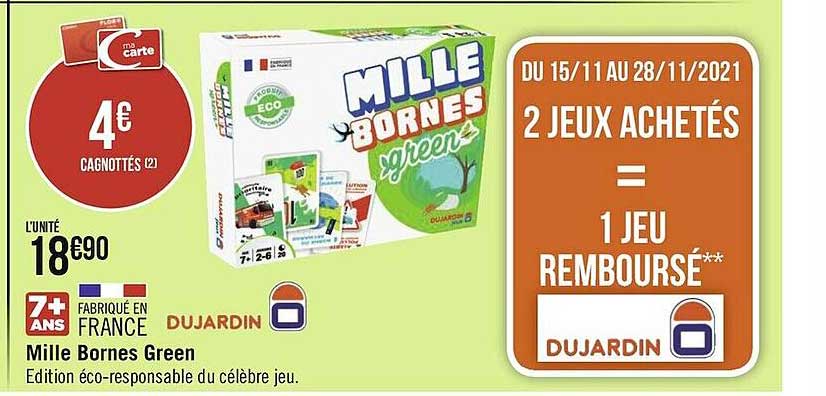mille bornes green dujardin