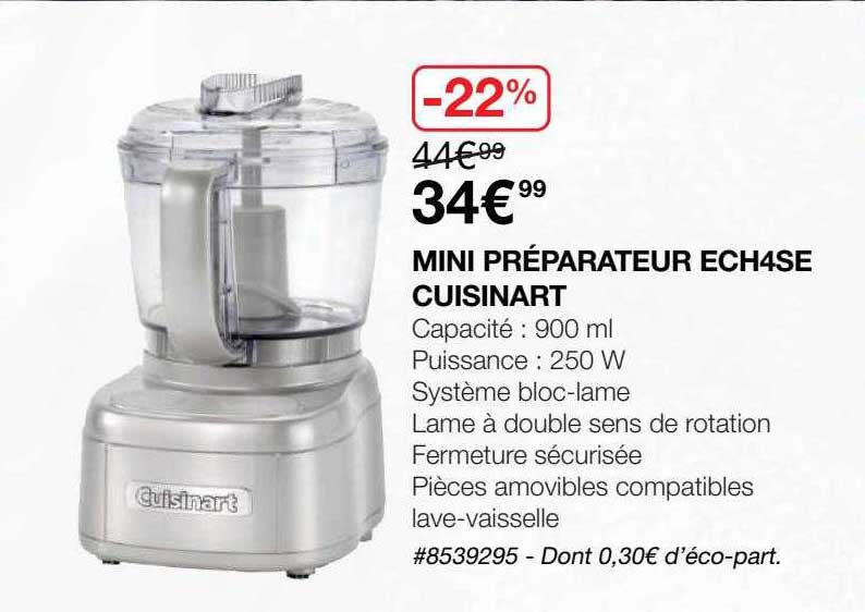Mini Préparateur Ech4se Cuisinart