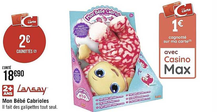 mon bébé cabrioles lansay