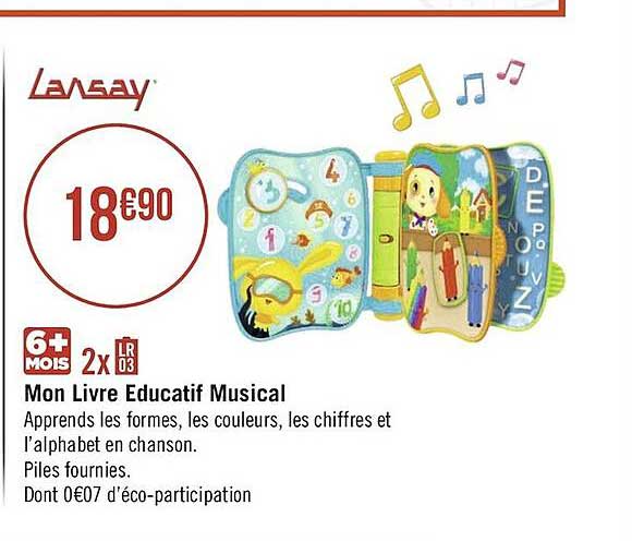 mon livre educatif musical lansay