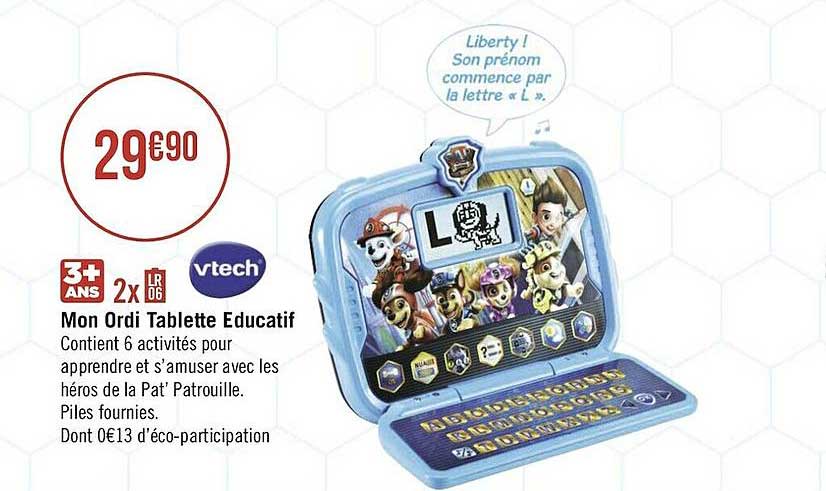 mon ordi tablette éducatif vtech