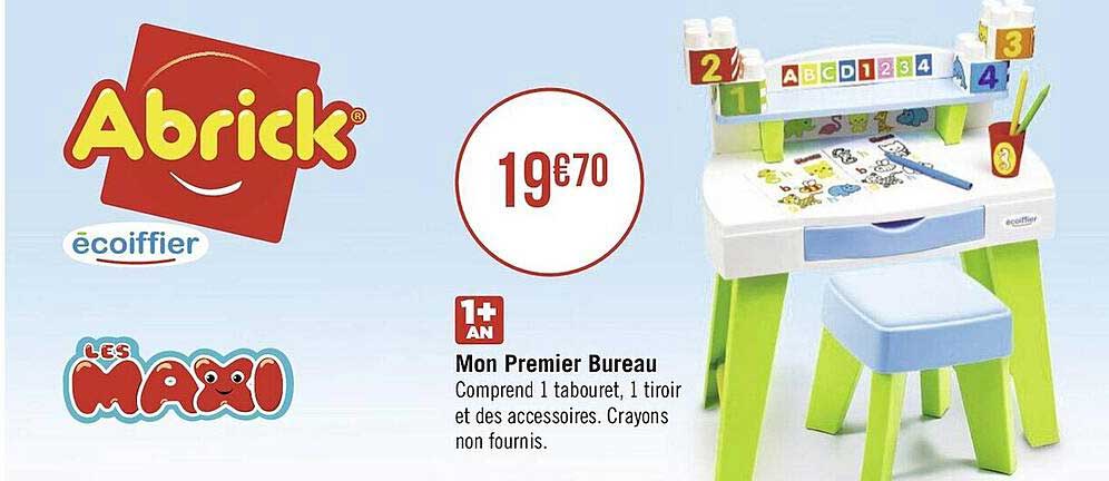 mon premier bureau écoiffier