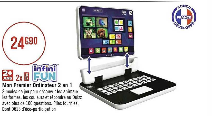 Mon Premier Ordinateur 2 En 1 Infini Fun