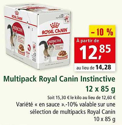 multipack royal canin instinctive 12 x 85 g
