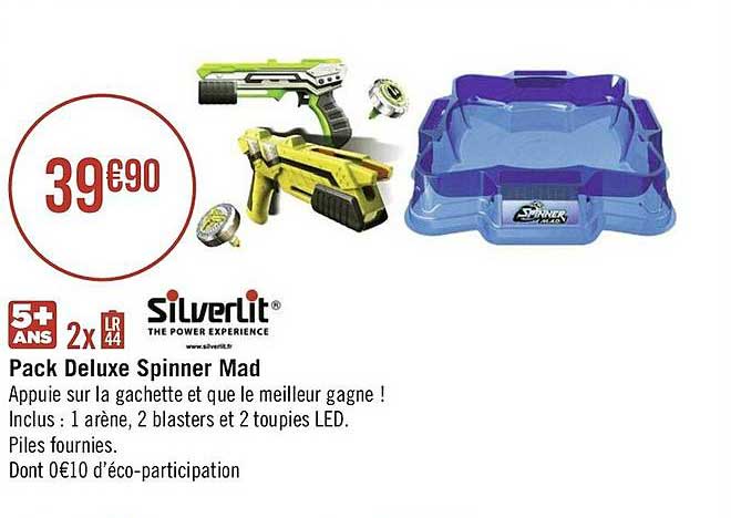 pack deluxe spinner mad silverlit®