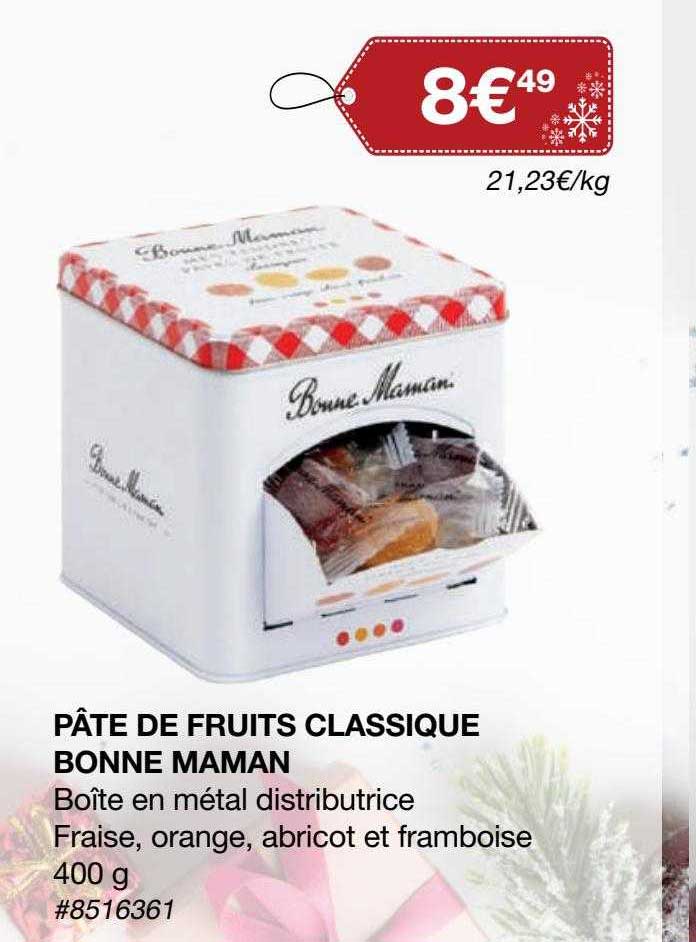 pâte de fruits classique bonne maman