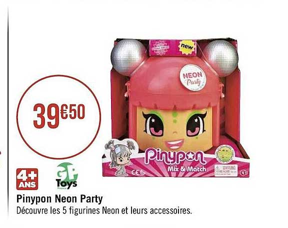pinypon neon party gp toys