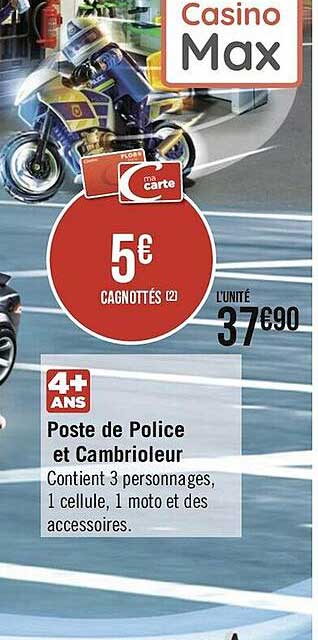 poste de police et cambrioleur