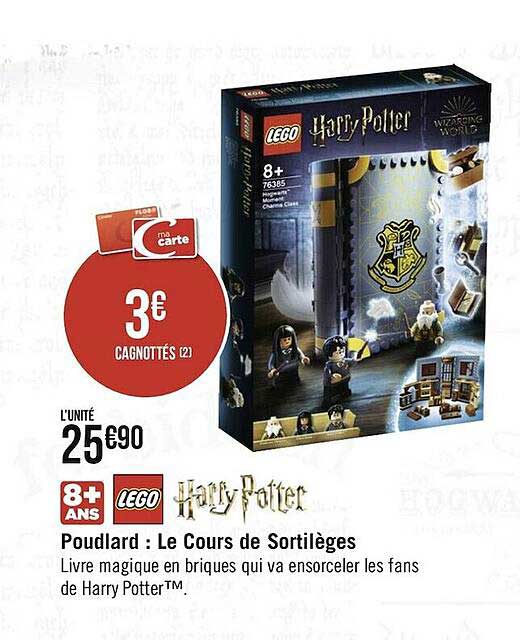 poudlard : le cours de sortilèges lego harry potter