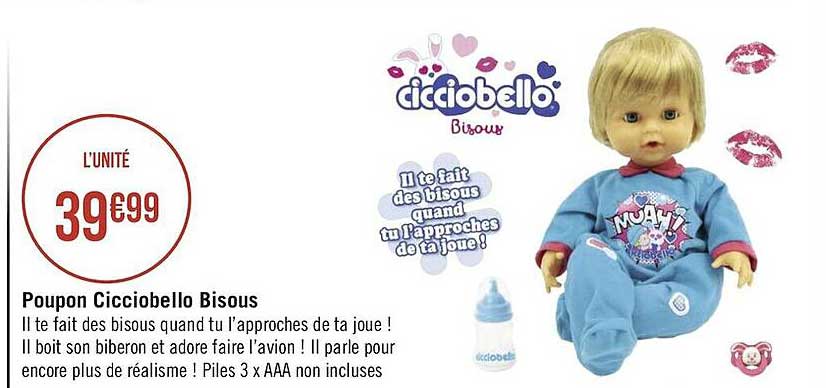 poupon cicciobello bisous