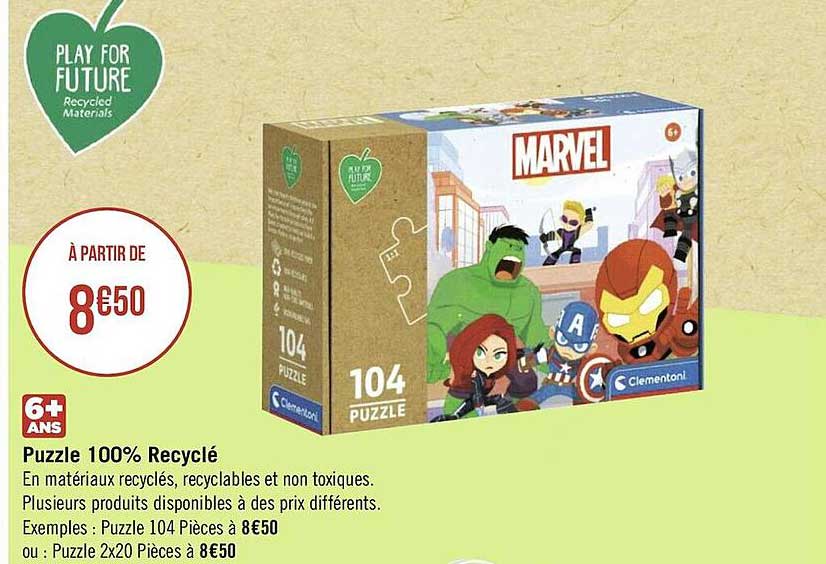 Puzzle 100% Recyclé Marvel