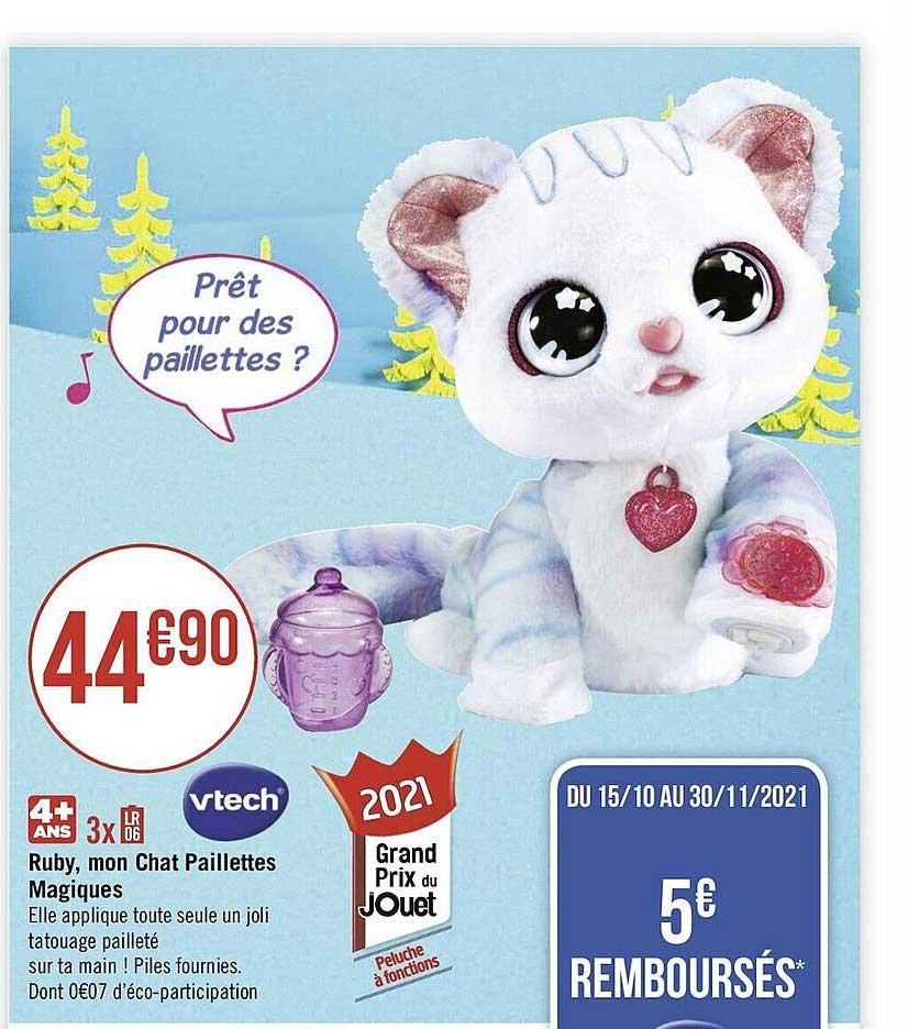 ruby, mon chat paillettes maigiques vtech