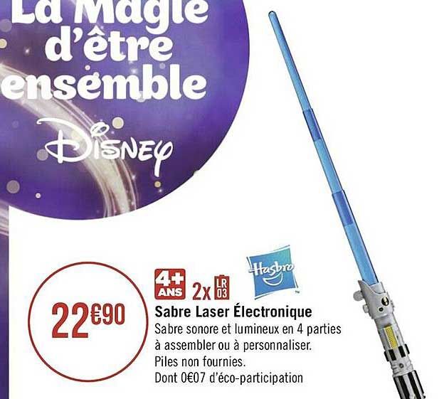 sabre laser électronique hasbro