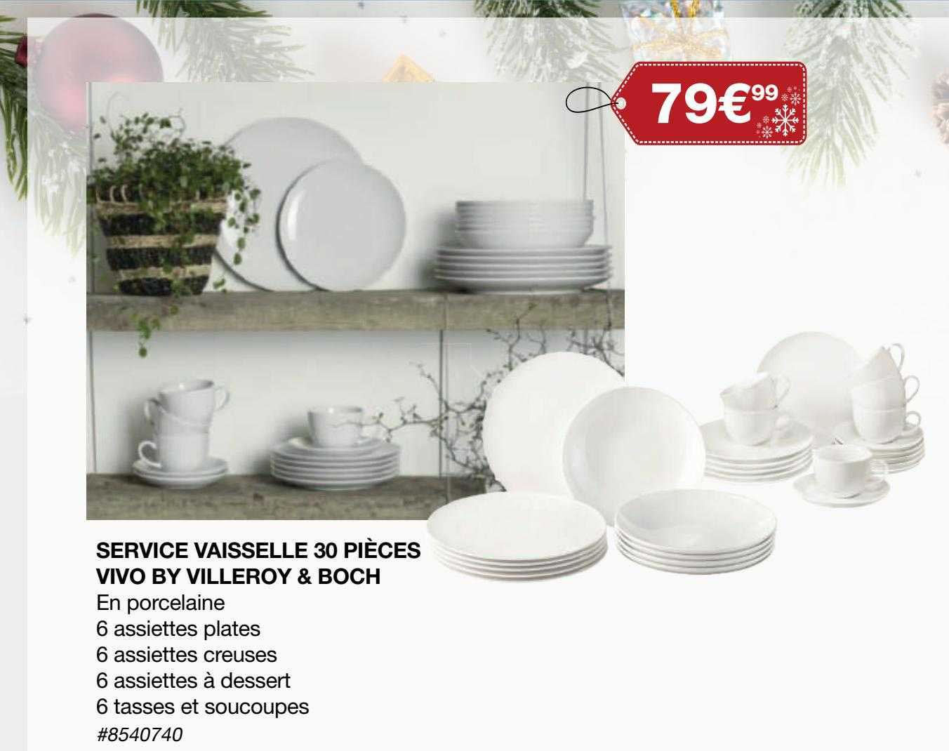 service vaisselle 30 pièces vivo by villeroy & bosch