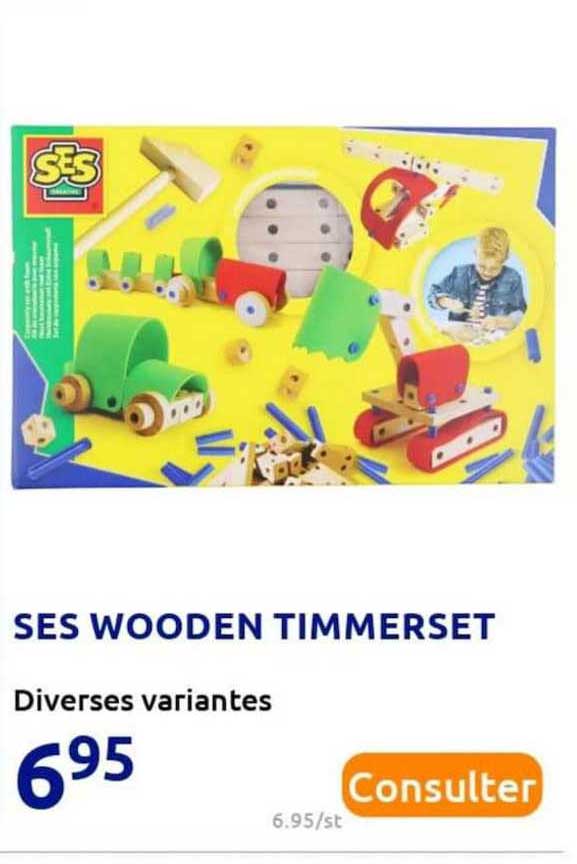 ses wooden timmerset