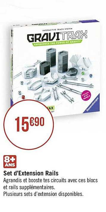 set d'extension rails gravitrax