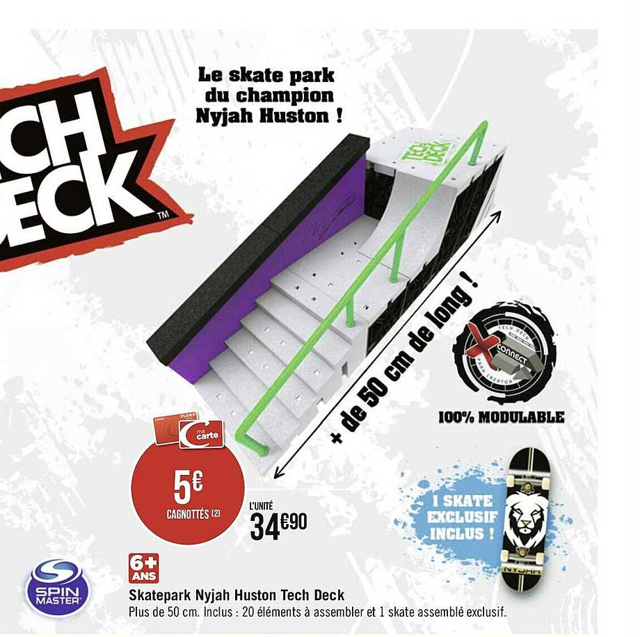 skatepark nyjah huston tech deck