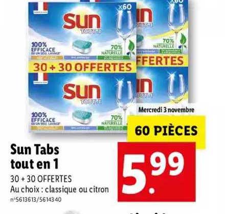 Sun Tabs Tout En 1