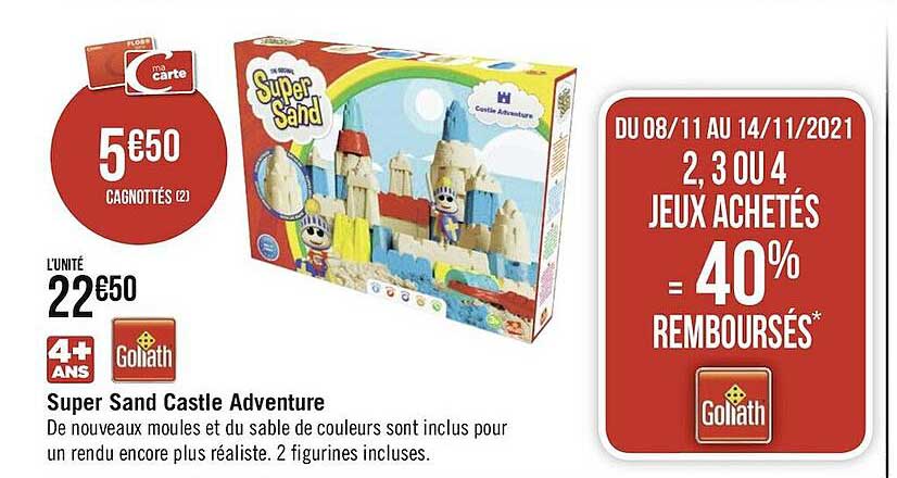 super sand castle adventure goliath