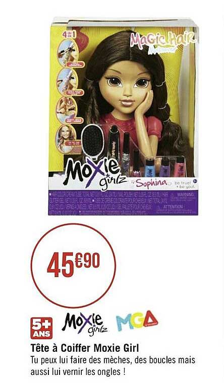 tête à coiffer moxie girl