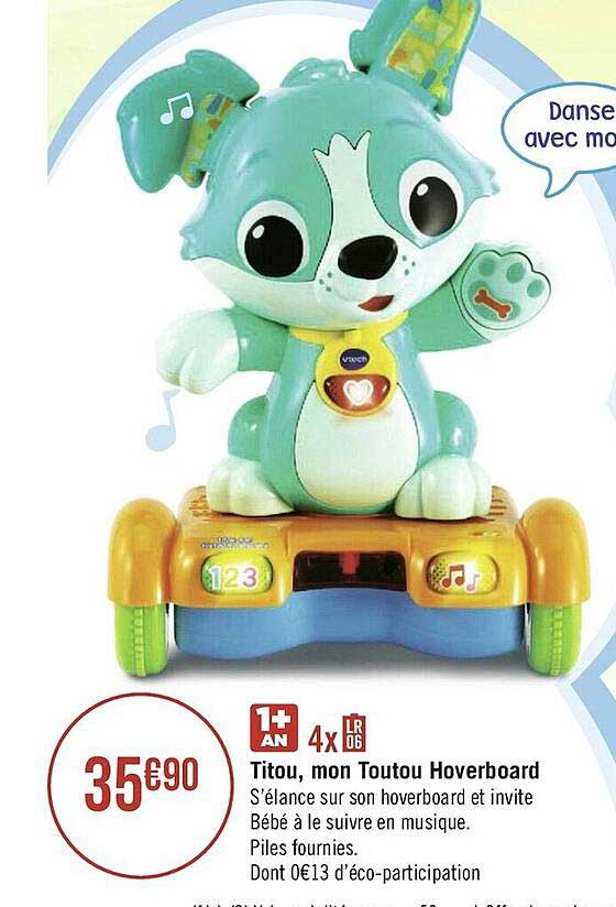 titou, mon toutou hoverboard